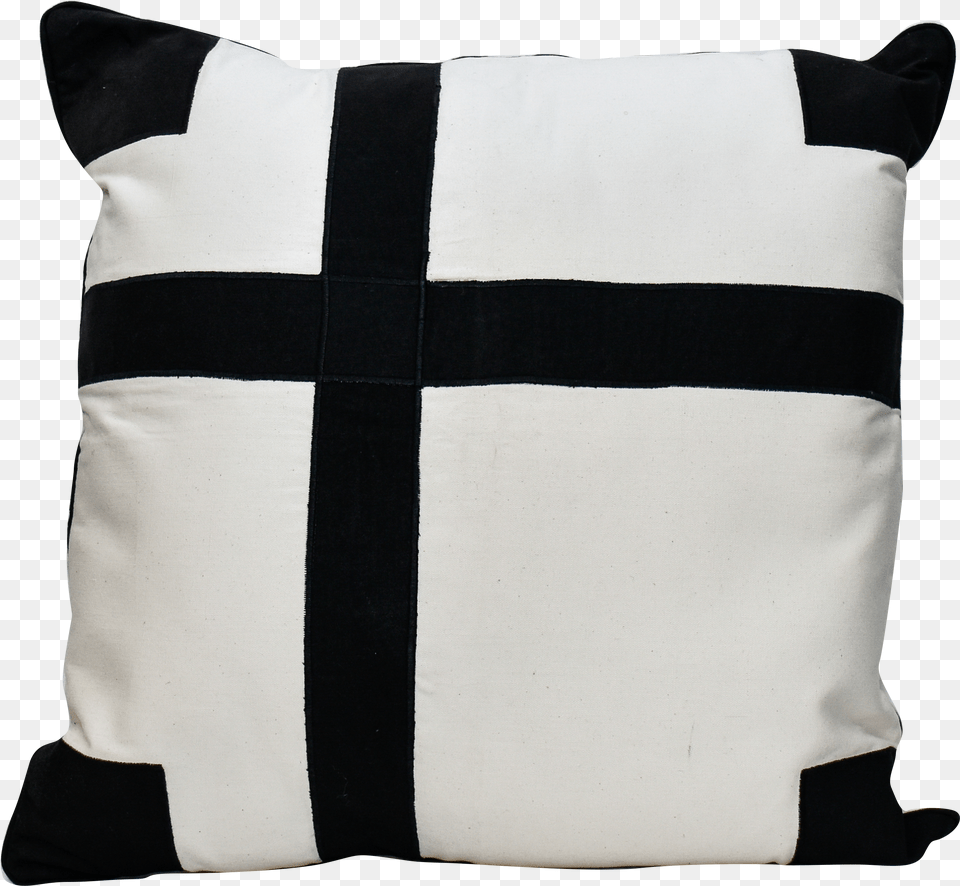 Patch Black And White Pillow Cover Png