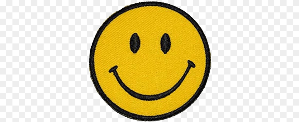 Patch Emoji Face Yellow Aesthetic Yellowaesthetic Smiley Face Patch, Badge, Logo, Symbol, Ball Png