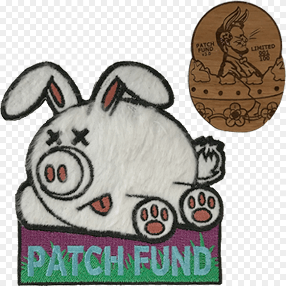 Patch Fund Piggy Bank, Animal, Mammal, Rabbit, Face Png Image