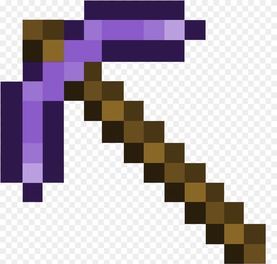 Patch Minecraft Image Minecraft Purple Diamond Pickaxe, Chess, Game Free Transparent Png