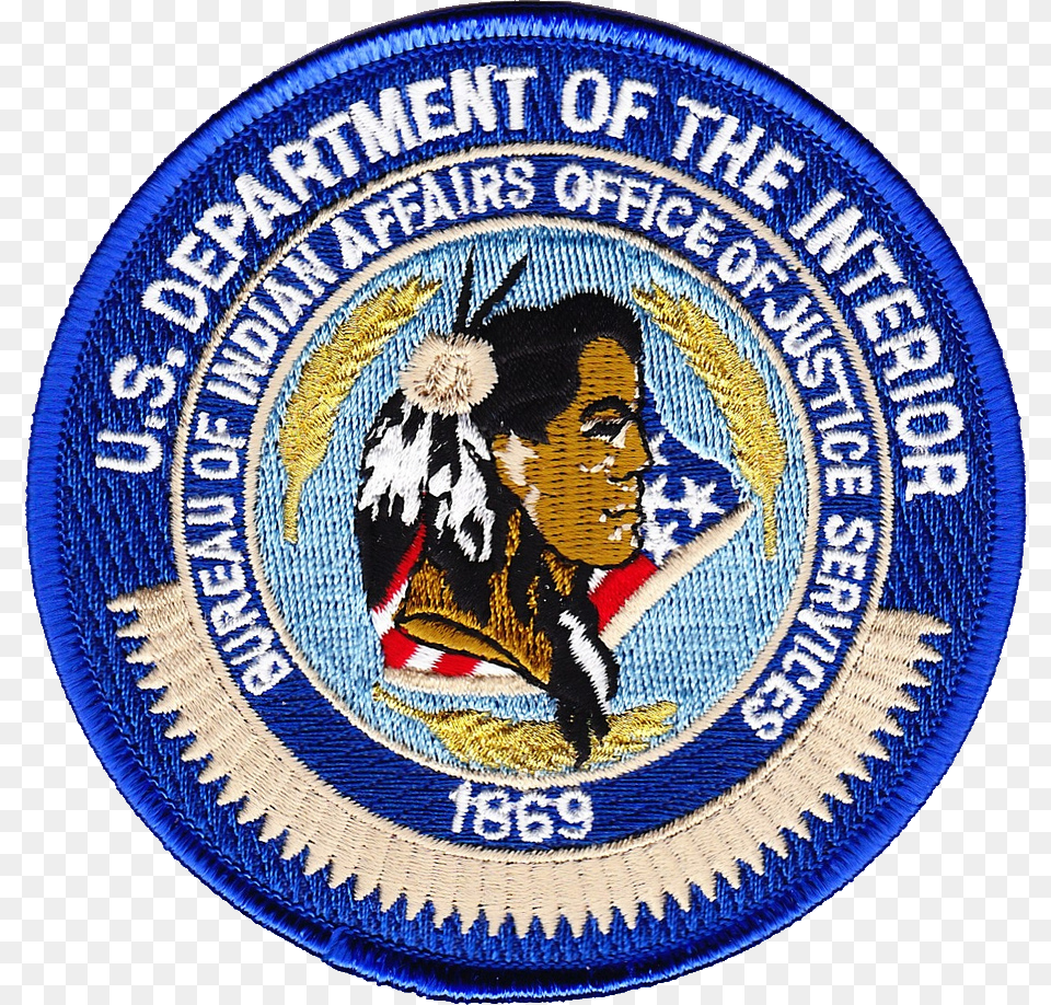 Patch Of The Bureau Of Indian Affairs Police, Badge, Logo, Symbol, Baby Free Transparent Png