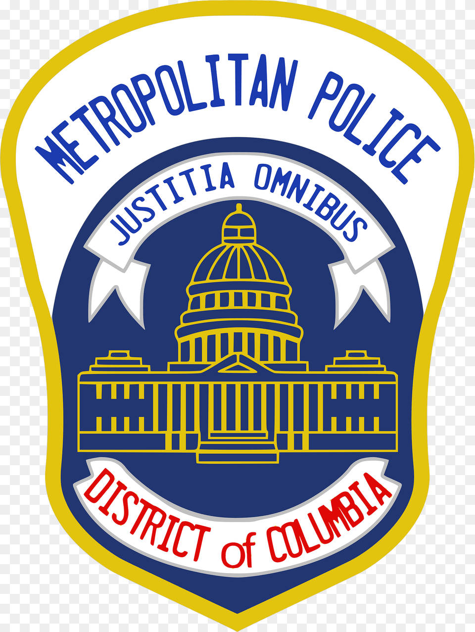 Patch Of The Metropolitan Police Department Of The District Of Columbia Clipart, Badge, Logo, Symbol Free Png