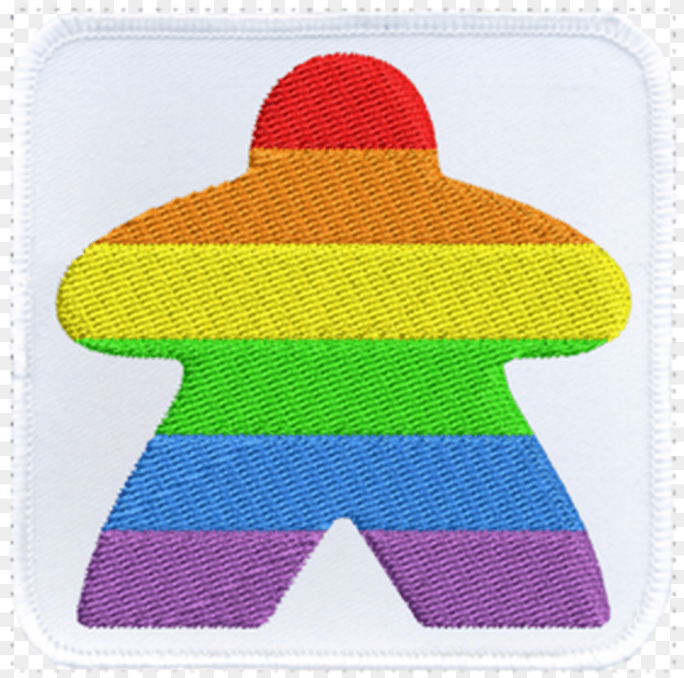Patch Rainbow Meeple Portable Network Graphics, Applique, Pattern, Home Decor, Rug Png Image