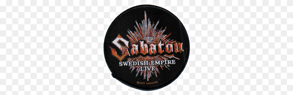 Patch Sabaton Empire Live Swedish Empire Live, Symbol, Emblem, Logo, Badge Free Png Download
