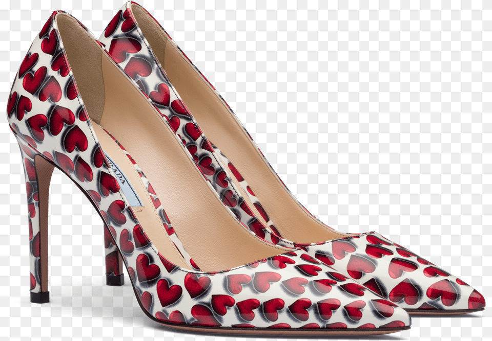 Patent Leather Pumps Prada Heart Pump, Clothing, Footwear, High Heel, Shoe Free Transparent Png