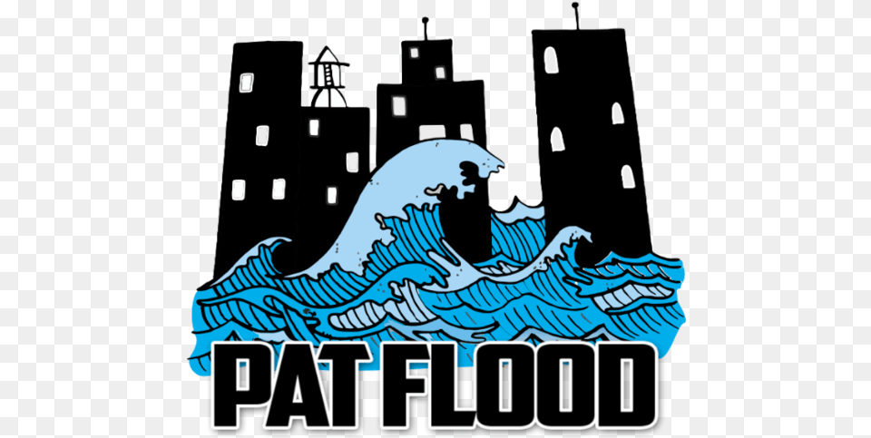 Patflood Blue Waves Graphic Design, Nature, Outdoors, Sea, Water Free Png Download
