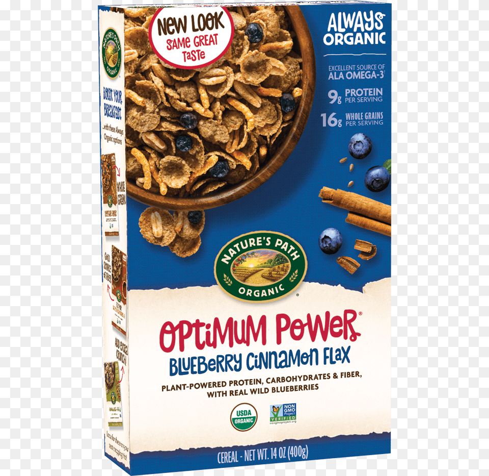 Path Blueberry Cinnamon Flax Cereal, Advertisement, Poster, Food, Produce Free Png Download