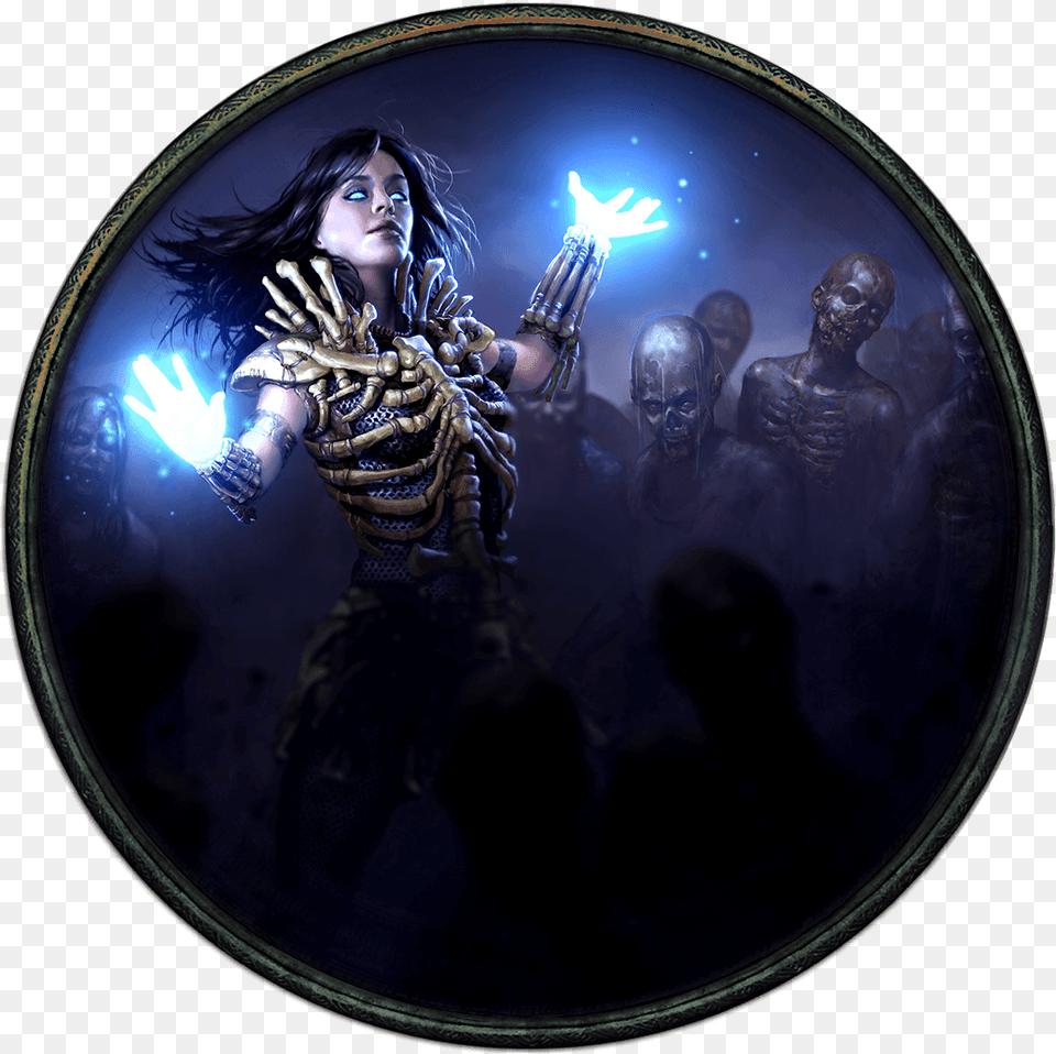Path Of Exile Necromancer, Adult, Female, Person, Woman Free Png Download