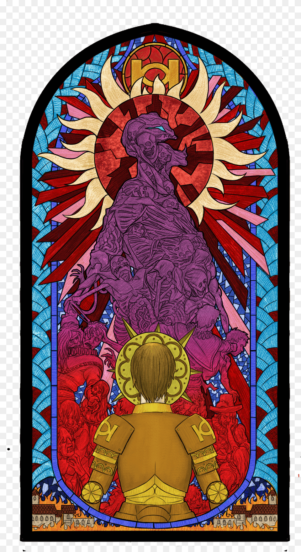 Path Of Exile Sin And Innocence, Art, Baby, Person, Stained Glass Png Image