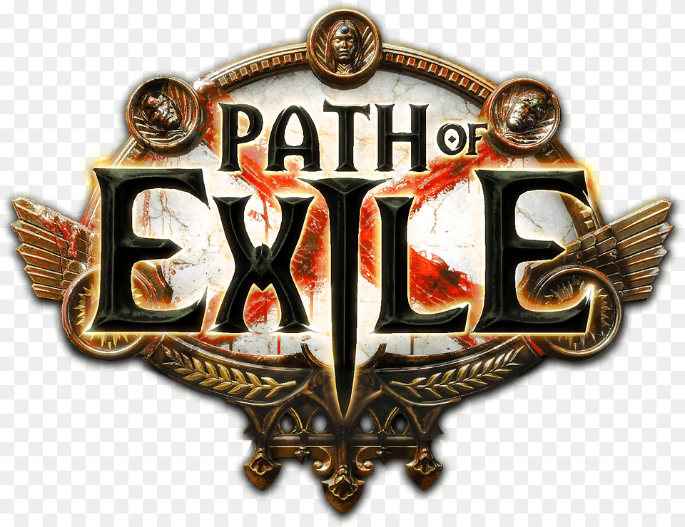 Path Path Of Exile Logo, Badge, Symbol, Emblem, Accessories Png