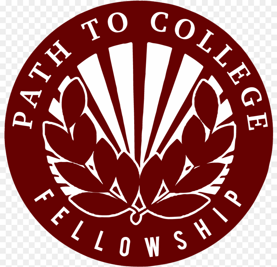 Path To College, Logo, Emblem, Symbol, Maroon Free Transparent Png