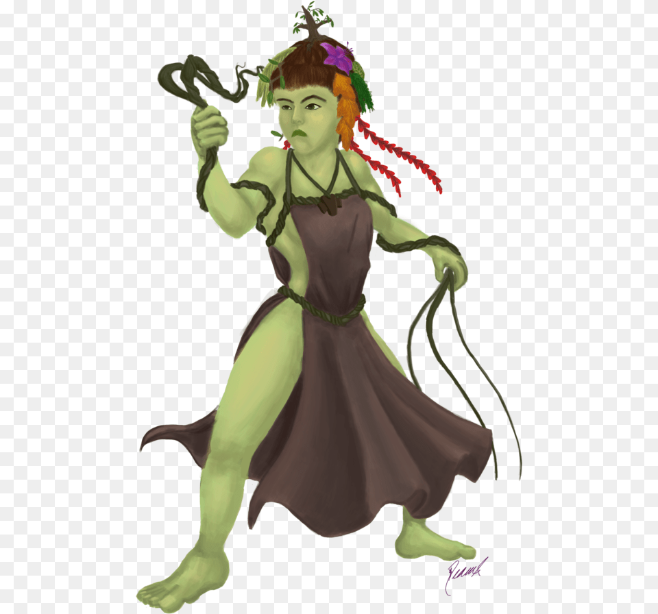 Pathfinder Gnome Witch By Archerkasai Pathfinder Gnome, Clothing, Costume, Person, Face Free Transparent Png