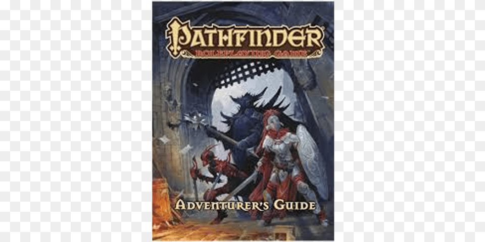 Pathfinder Rpg Adventurers Guide Hard Cover Gray Maiden, Book, Comics, Publication, Person Free Transparent Png