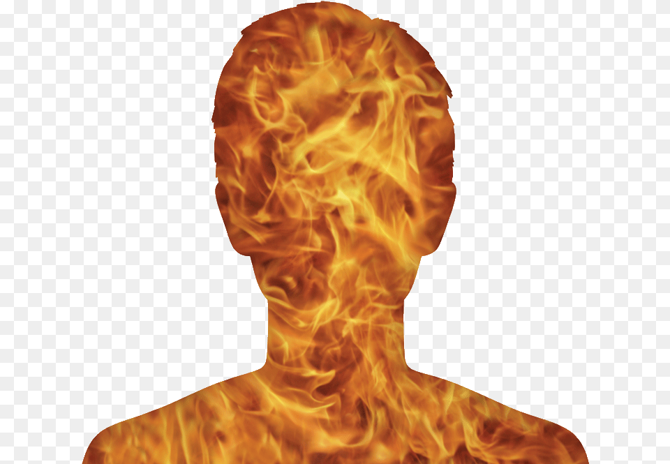 Patient, Fire, Flame, Person, Head Free Png