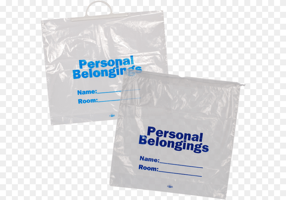 Patient Belonging Bags, Bag, Plastic, Plastic Bag Free Png