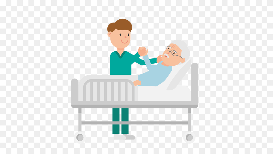 Patient Care Cartoon, Furniture, Person, Baby, Head Png Image