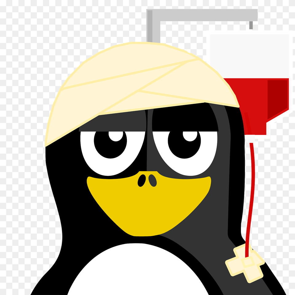 Patient Penguin Clipart, Clothing, Hardhat, Helmet Free Png Download