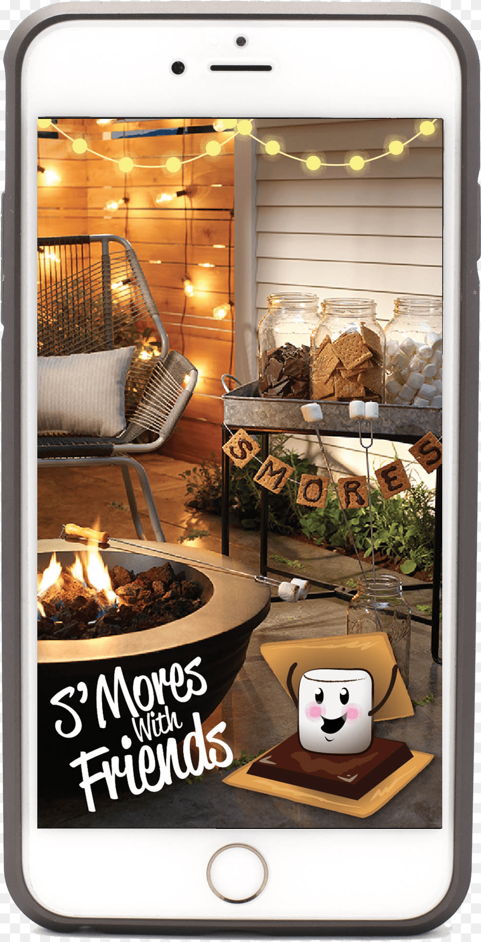 Patio, Fireplace, Indoors, Electronics, Phone Free Png Download