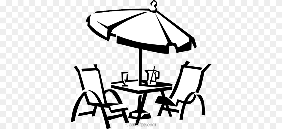 Patio Furniture Royalty Vector Clip Art Illustration, Architecture, Table, Housing, House Png Image