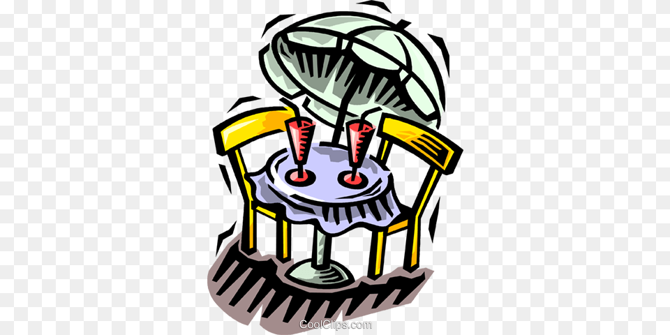 Patio Furniture Royalty Vector Clip Art Illustration, Cream, Dessert, Food, Ice Cream Free Png