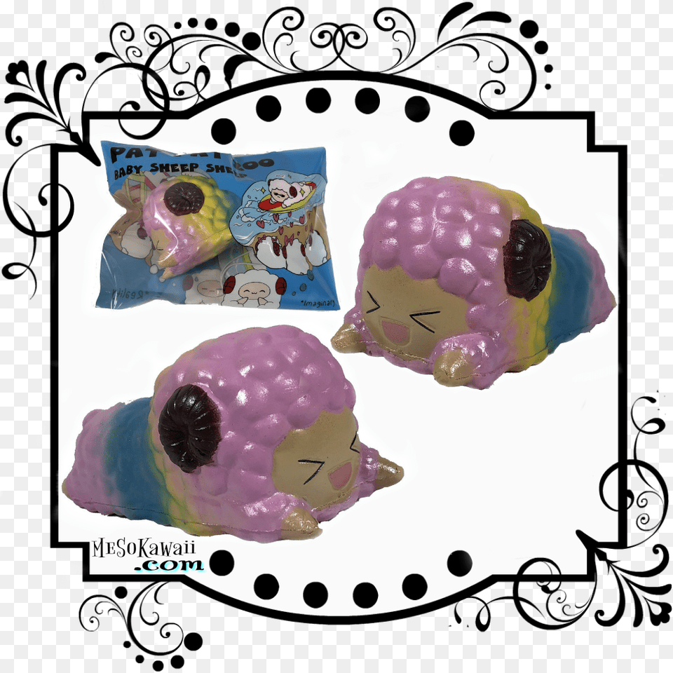 Patpatzoo Baby Sheep Sheep Rainbow Squishy Puni Maru Melon Bun Squishy, Clothing, Hat, Home Decor, Cushion Free Png Download