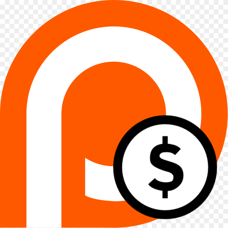 Patreon Logo With Dollar Sign In Circle Patreon Svg Icon, Number, Symbol, Text, Disk Free Png