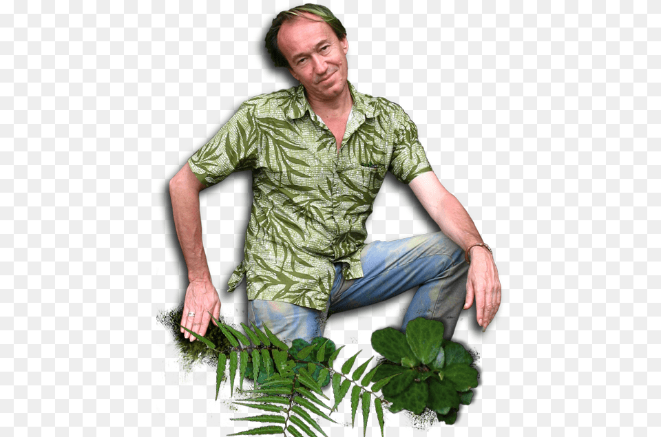 Patrick Blanc French Green Wall Designer, Adult, Plant, Person, Outdoors Free Png