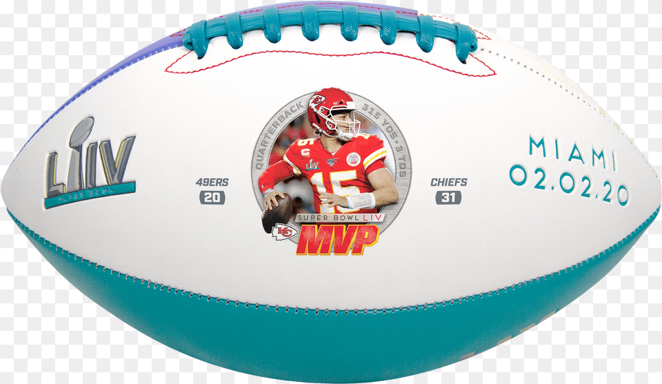 Patrick Mahomes Super Bowl 54 Mvp Full Size Football Inflatable, Helmet, Adult, Male, Man Free Png