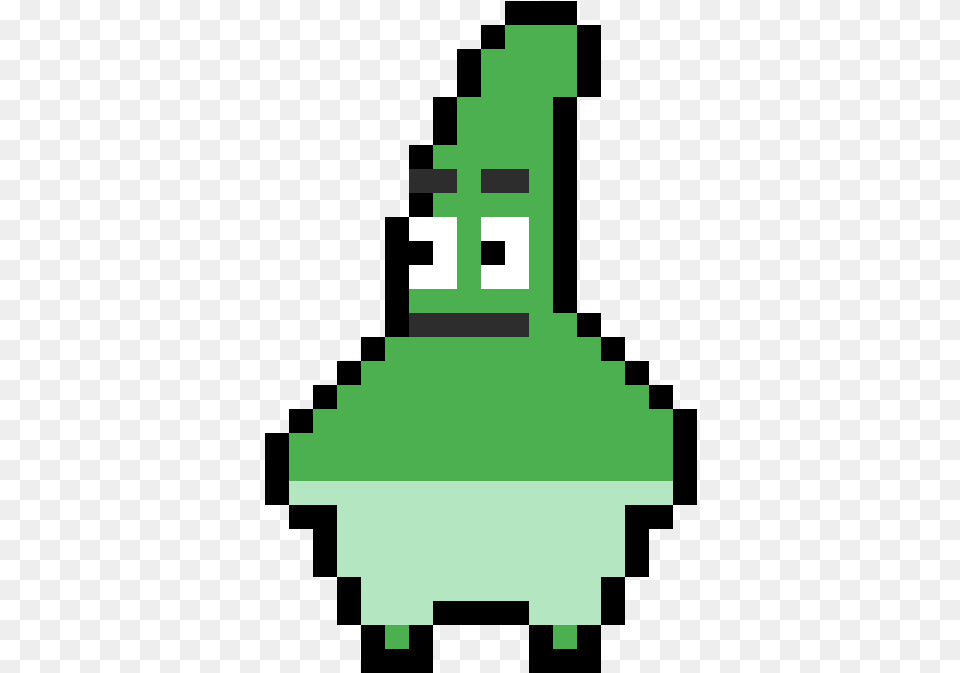 Patrick Pixel Art Minecraft, Green, First Aid Png Image