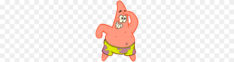 Patrick Star, Cartoon, Sticker Png