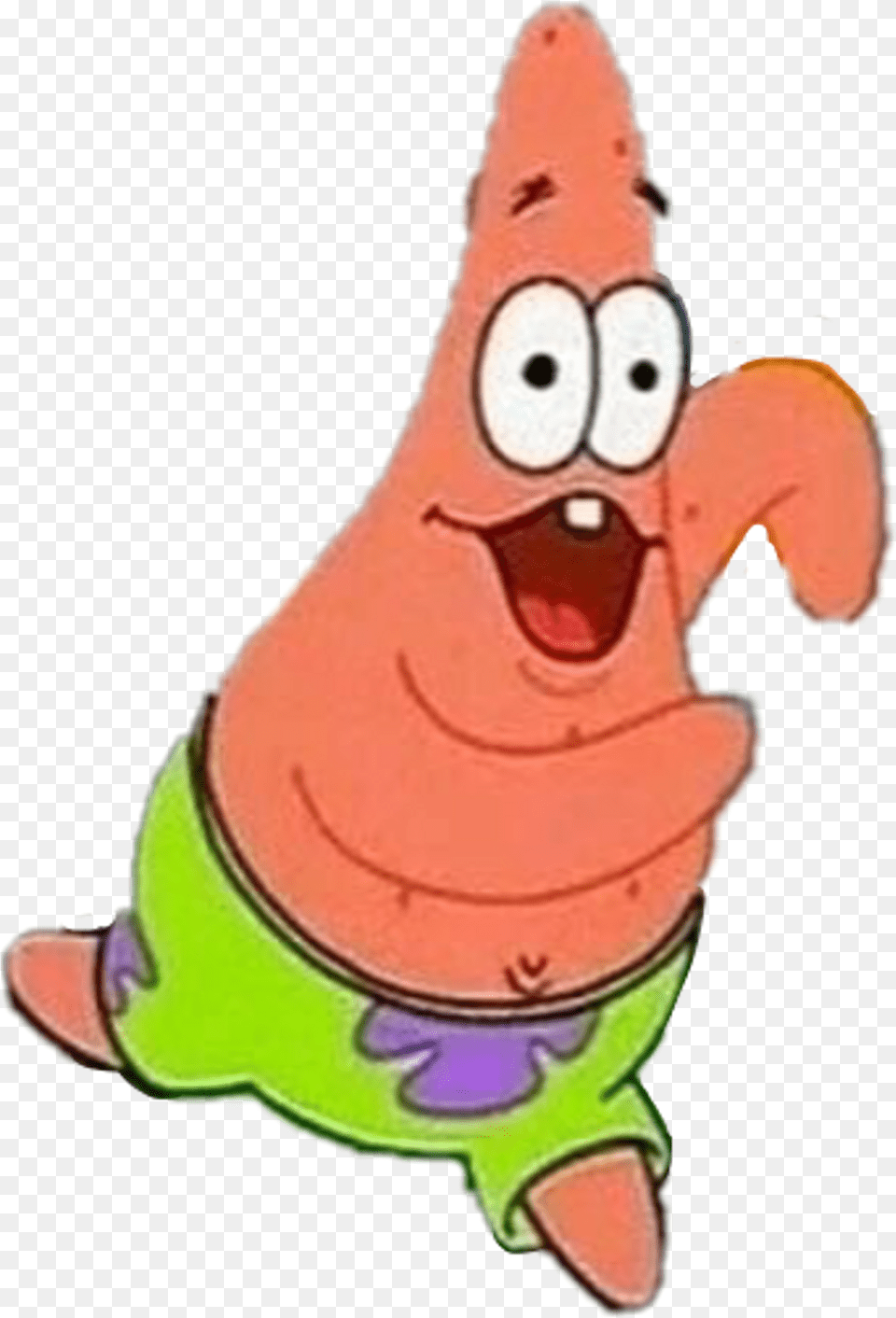Patrick Star Derp Clipart Patrick Running, Toy Png