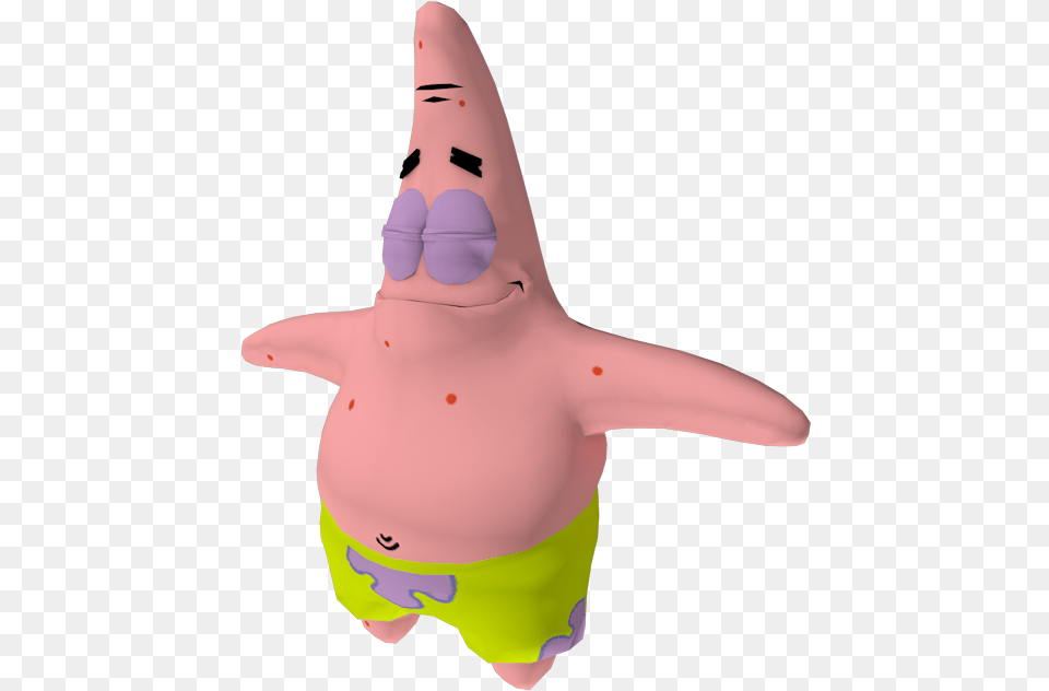 Patrick Star Model Bath Toy, Body Part, Finger, Hand, Person Free Transparent Png