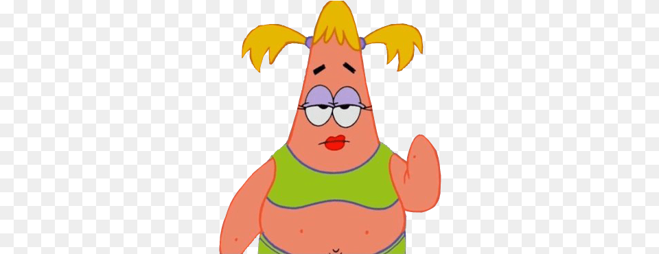 Patrick Star Patricia Star Full Size Patrick Funny, Clothing, Hat, Nature, Outdoors Free Transparent Png