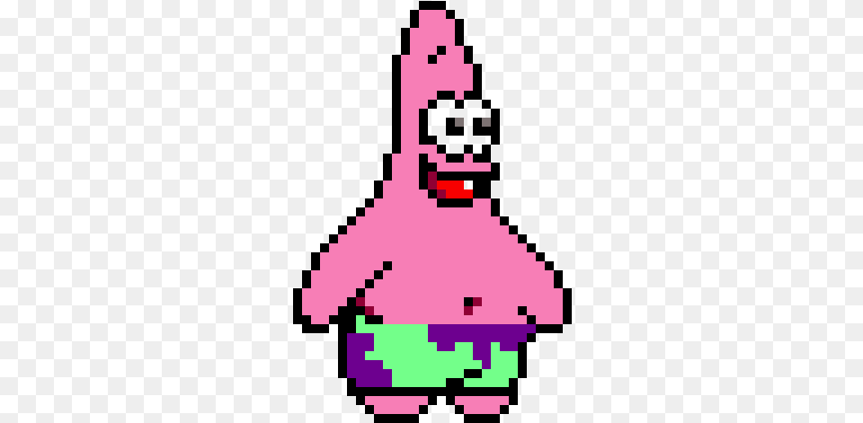 Patrick Star Patrick Star Pixel Art, Purple, First Aid Free Png