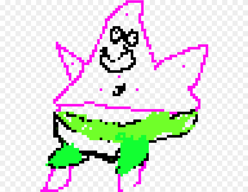 Patrick Star Pixel Art, Clothing, Hat, Purple, Lighting Free Png Download