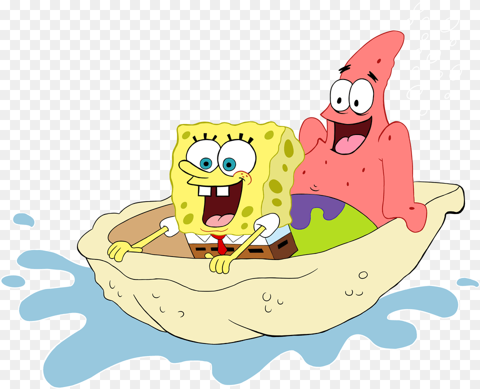Patrick Star Squidward Tentacles Mr Krabs Drawing Cute Spongebob And Patrick, Cartoon, Cream, Dessert, Food Png Image