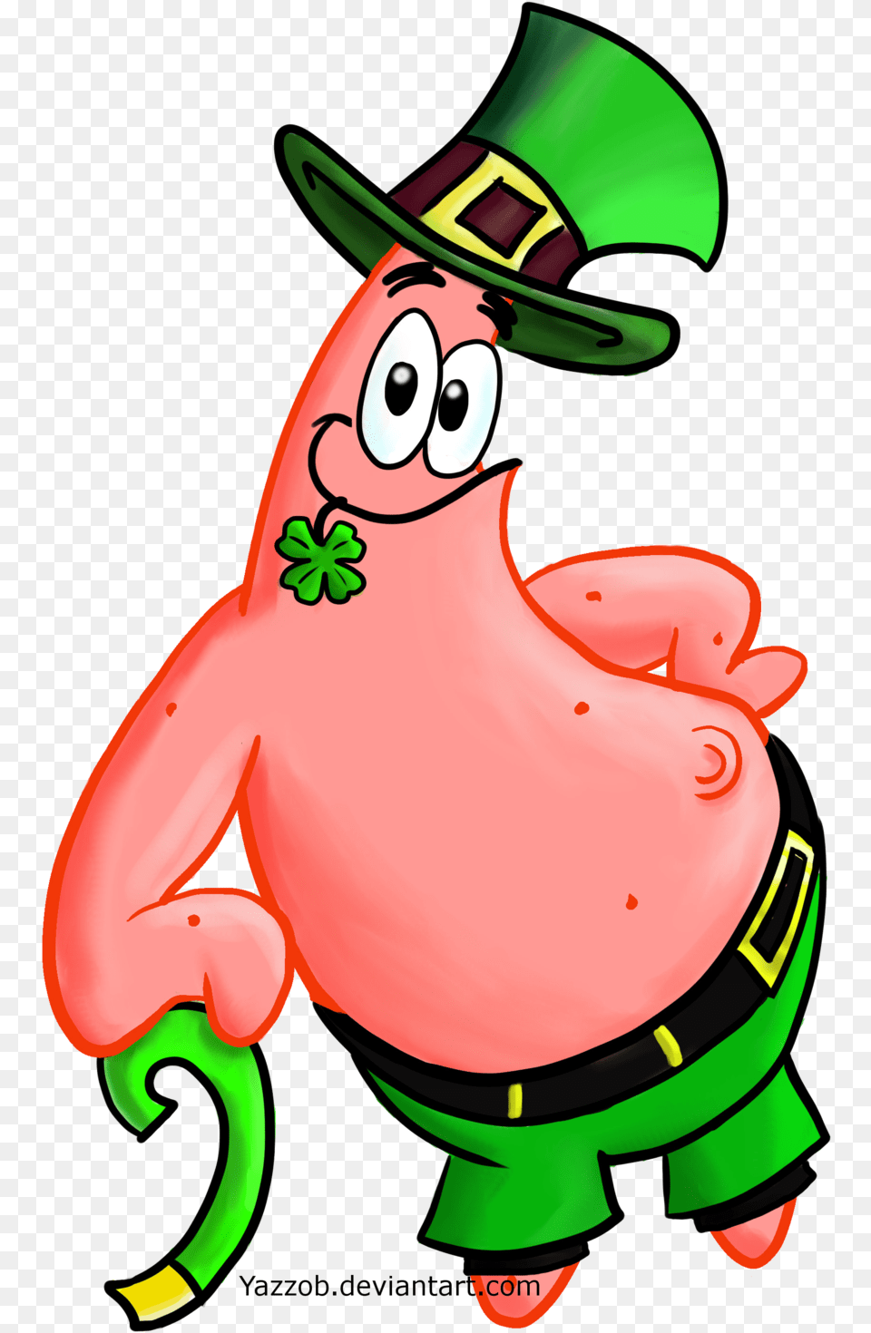 Patrick Star St Patrick39s Day, Cartoon, Nature, Outdoors, Snow Free Png Download