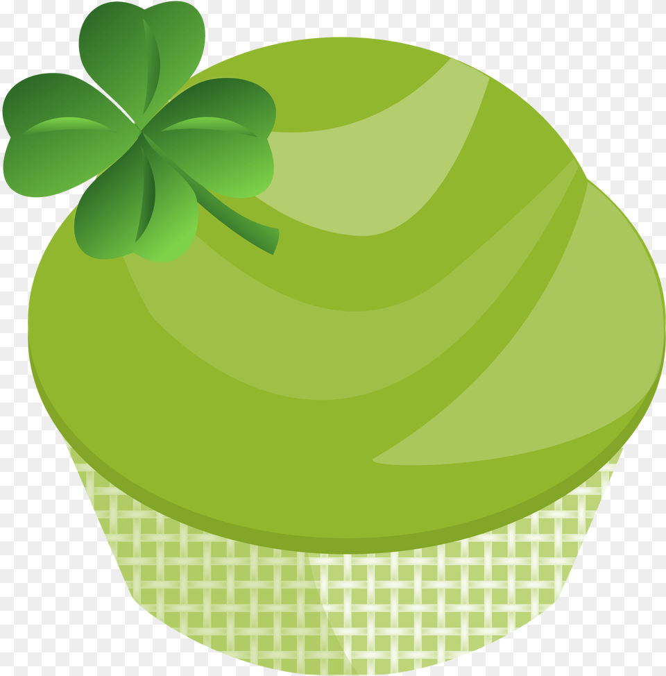 Patricks Day Cupcake Graphic St Patrick39s Day Cupcake Clip Art, Cake, Cream, Dessert, Food Free Transparent Png