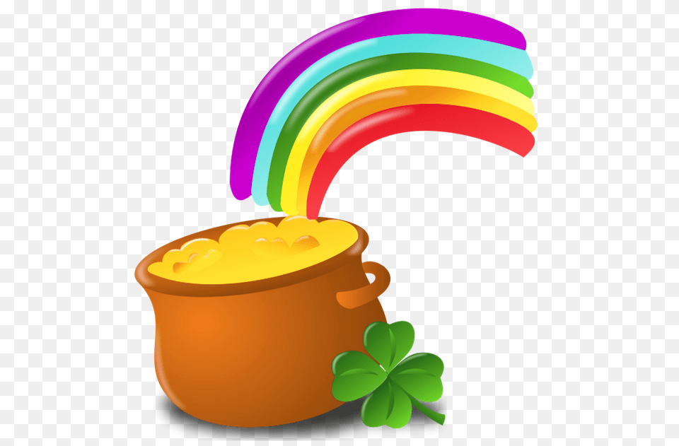 Patricks Day Gold Rainbow Tecstar, Cutlery, Food, Bottle, Meal Png