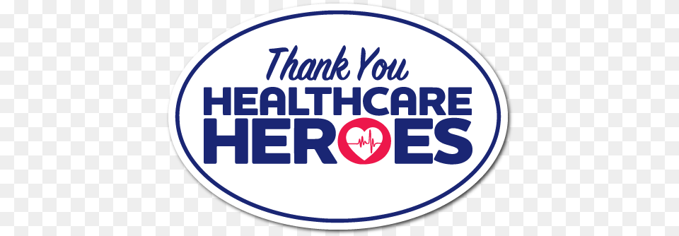 Patriotic American Flag Stickers And Decals Bumper Sticker Thank You Healthcare Workers, Logo, Oval, Disk Png