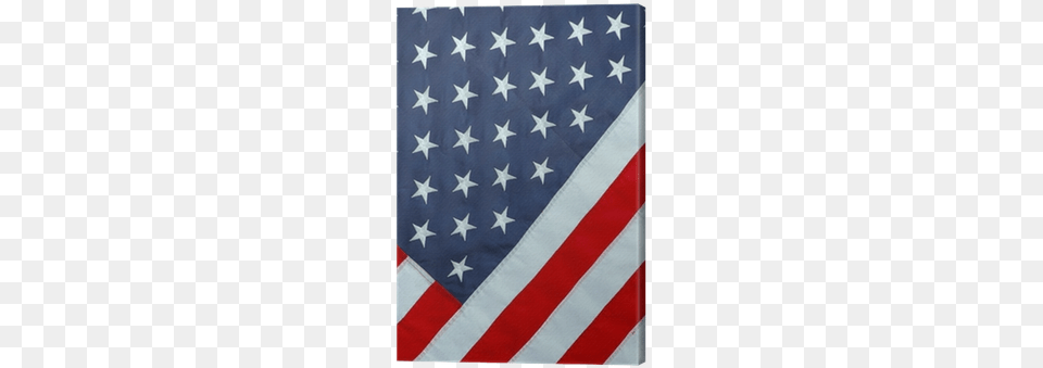 Patriotic Background Of An American Flag Canvas Flag Of The United States, American Flag Free Transparent Png