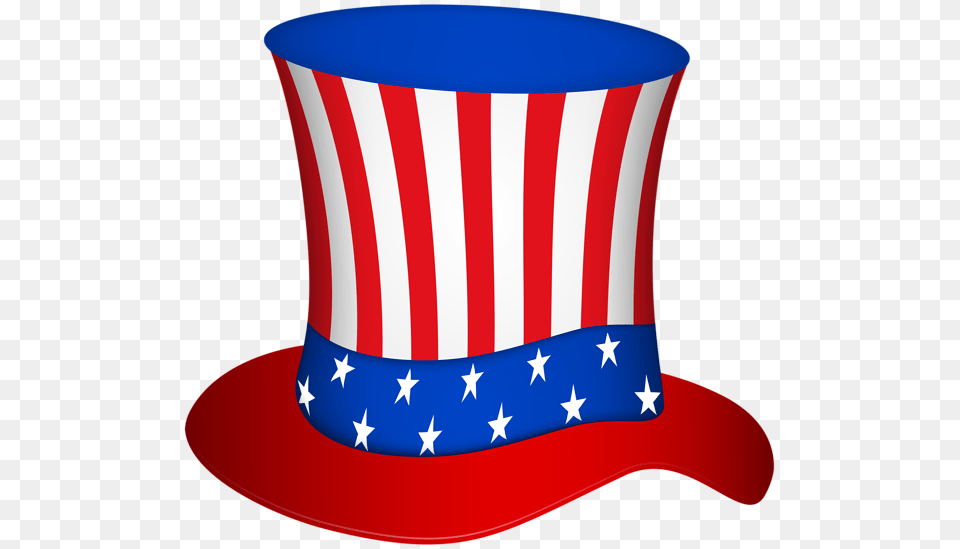 Patriotic Clip Happy July July, Clothing, Hat, American Flag, Flag Free Png Download