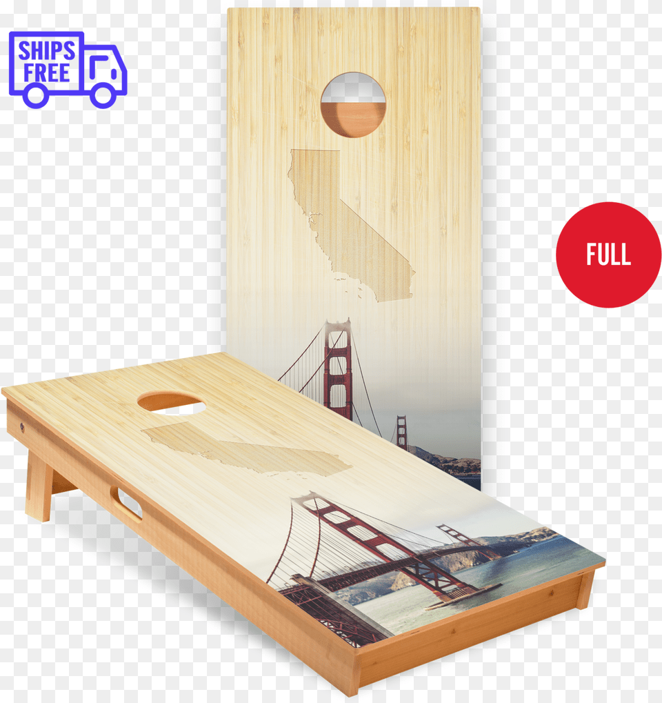 Patriotic Corn Hole Game, Plywood, Wood, Furniture, Table Free Png