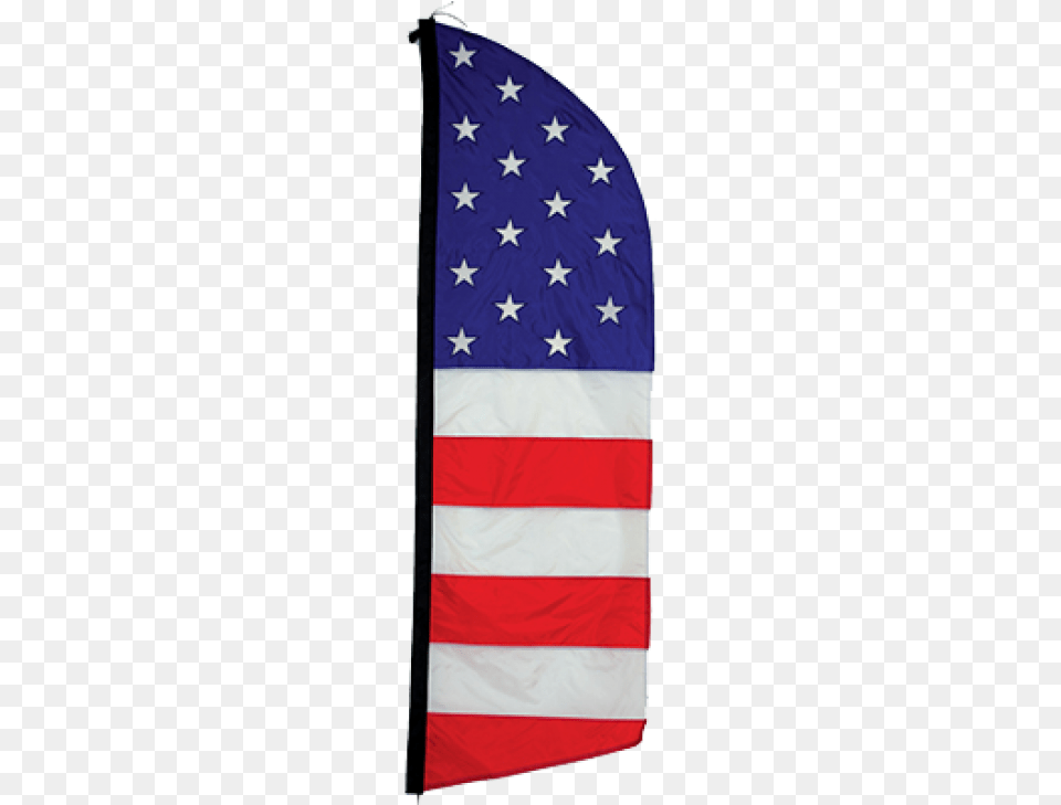 Patriotic Feather Banner Flag Banner, American Flag Png Image