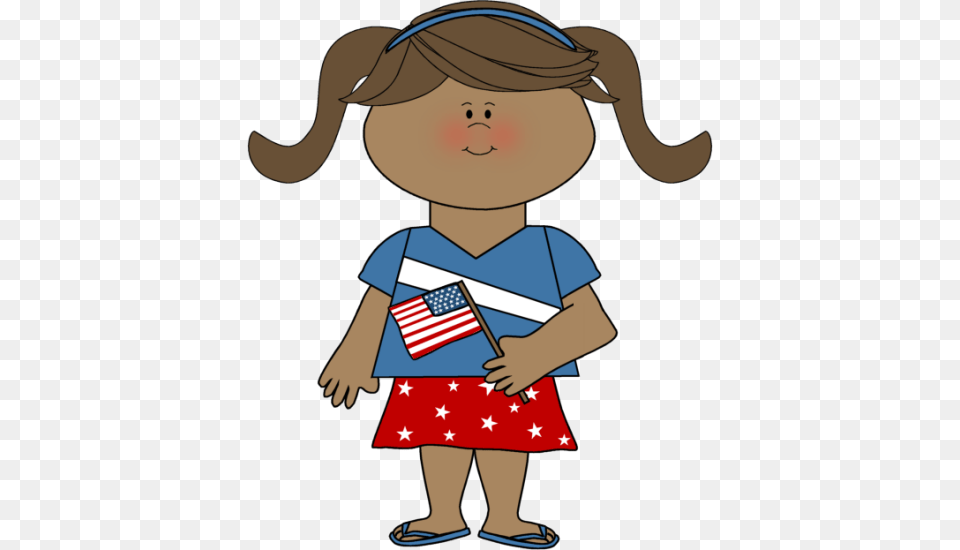 Patriotic Girl Clip Art, Baby, Person, Face, Head Png