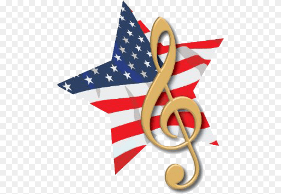 Patriotic Music Clipart Patriotic Music, American Flag, Flag, Symbol Png Image