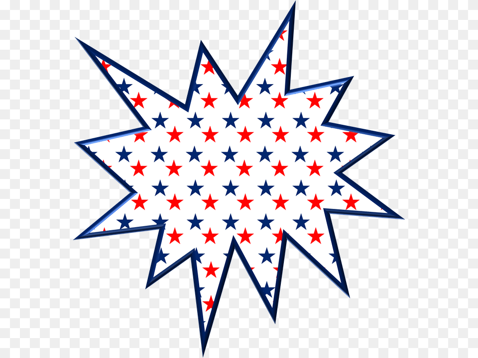 Patriotic Pic Triangle, Flag, Star Symbol, Symbol, Pattern Free Png