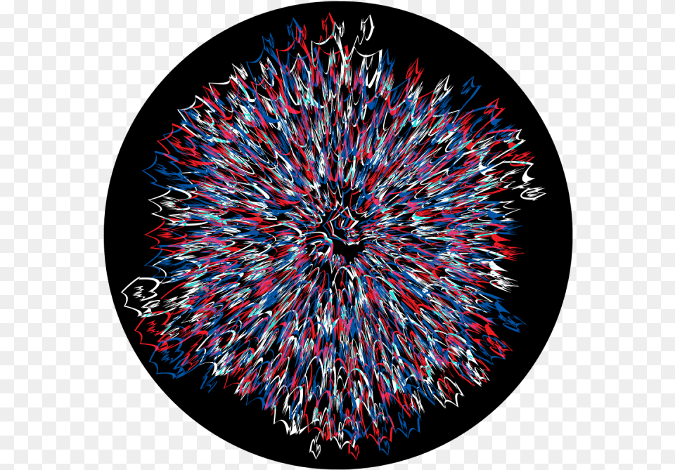 Patriotic Shock Apollo Design 0037 Patriotic Shock Colourscenic Glass, Pattern, Fireworks, Accessories, Fractal Free Png Download