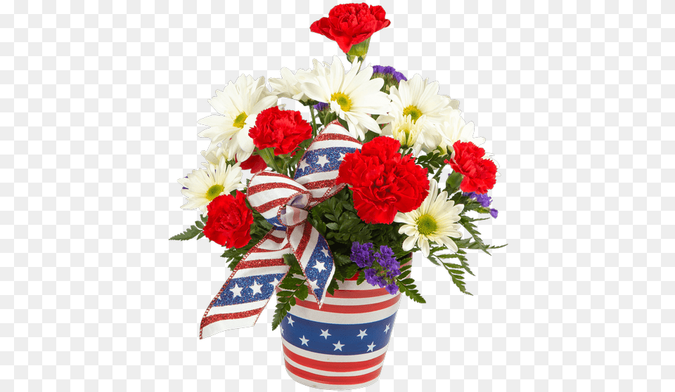 Patriotic Stars Amp Stripes Patriotism, Flower, Flower Arrangement, Flower Bouquet, Plant Png