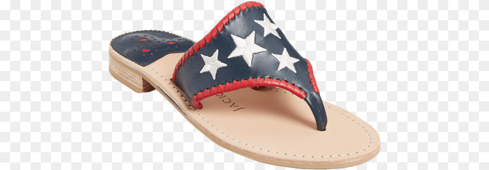Patriotic Stars Sandal For Women, Clothing, Footwear, Flip-flop Free Png